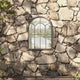 Vidaxl Garden Mirror 60x45 cm sabbia di ferro