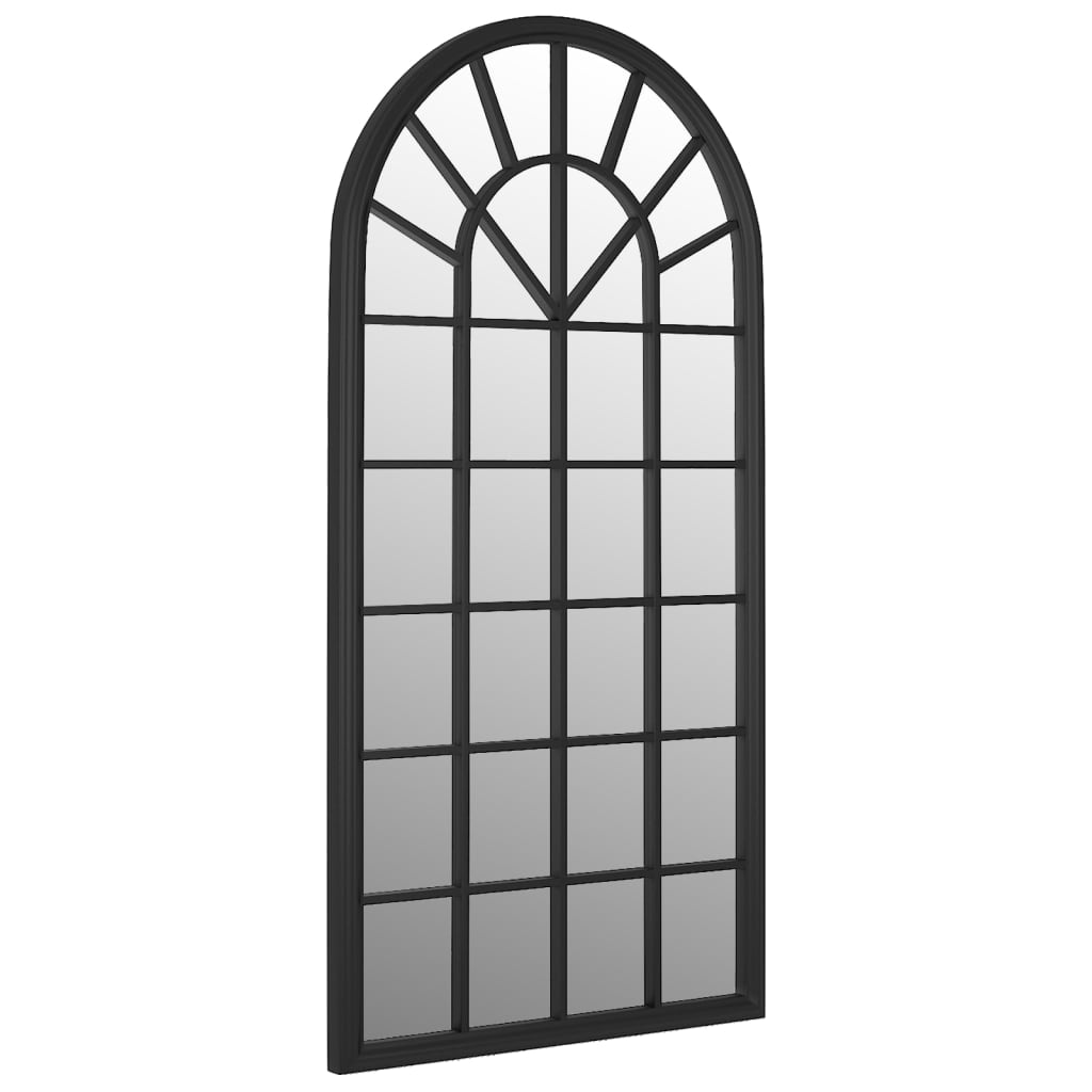 Vidaxl Garden Mirror 90x45 cm Iron Black