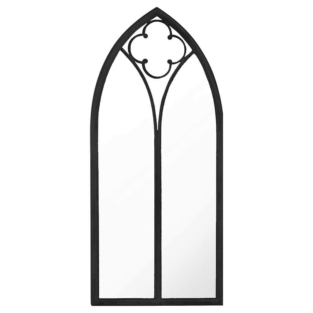 Vidaxl Garden Mirror 100x45 cm Iron Black