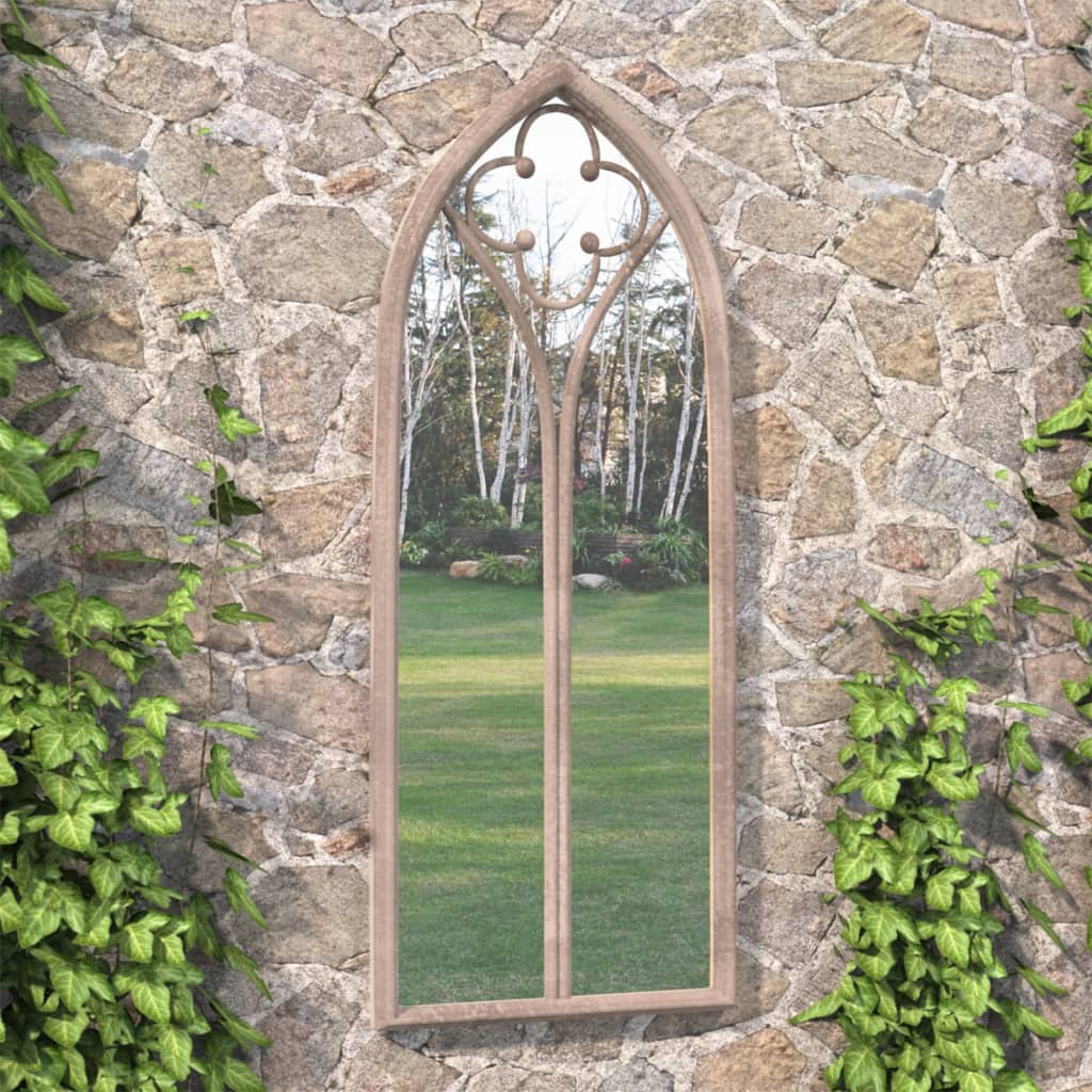Vidaxl Garden Mirror 70x30 cm de arena de hierro