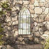 Vidaxl Garden Mirror 100x45 cm de arena de hierro