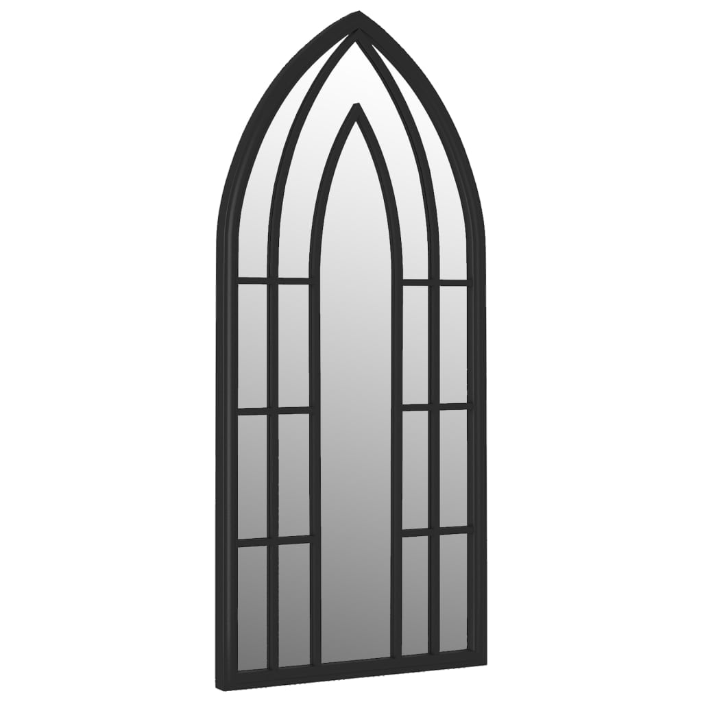 Vidaxl Garden Mirror 100x45 cm Iron Black