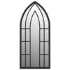Vidaxl Garden Mirror 70x30 cm Iron Black