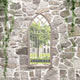 Specchio da giardino Vidaxl 100x45 cm sabbia di ferro