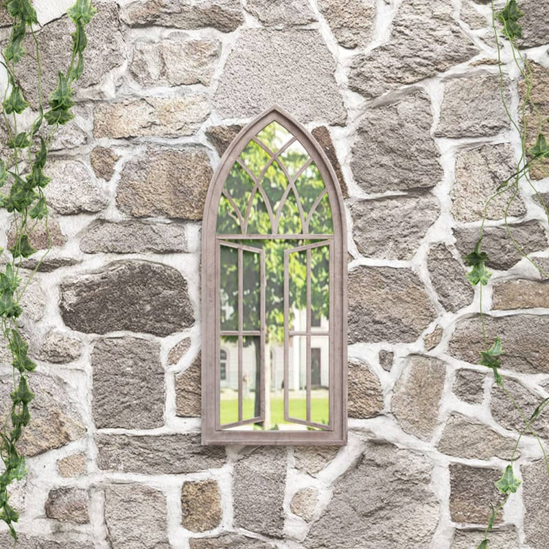 Vidaxl Garden Mirror 70x30 cm de arena de hierro