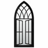 Vidaxl Garden Mirror 70x30 cm Iron Black