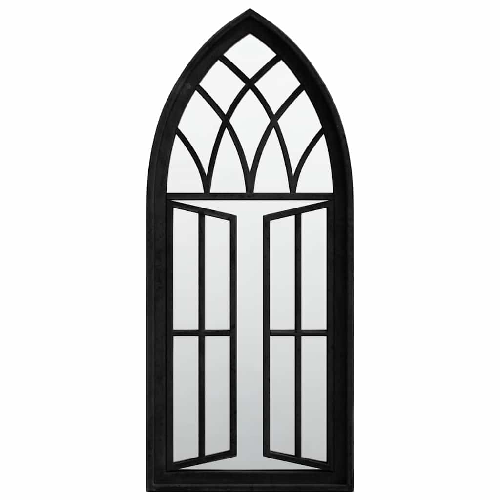 Vidaxl Garden Mirror 70x30 cm Iron Black