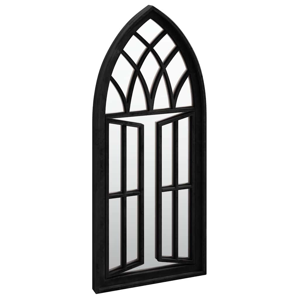 Vidaxl Garden Mirror 70x30 cm Iron Black