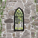 Vidaxl Garden Mirror 70x30 cm Iron Black