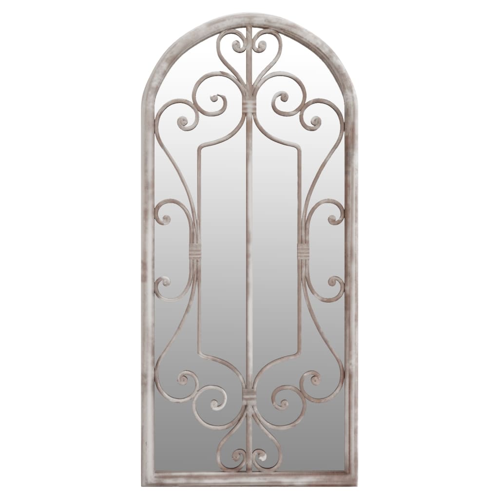Specchio da giardino Vidaxl 100x45 cm sabbia di ferro