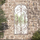 Specchio da giardino Vidaxl 100x45 cm sabbia di ferro