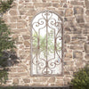 Vidaxl Garden Mirror 70x30 cm de arena de hierro
