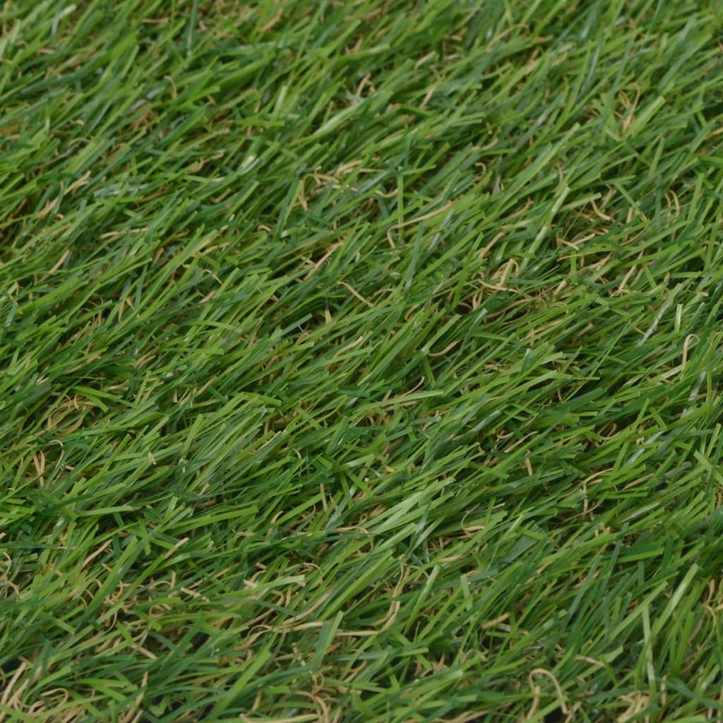 Vidaxl erba artificiale 1x15 m 20 mm verde