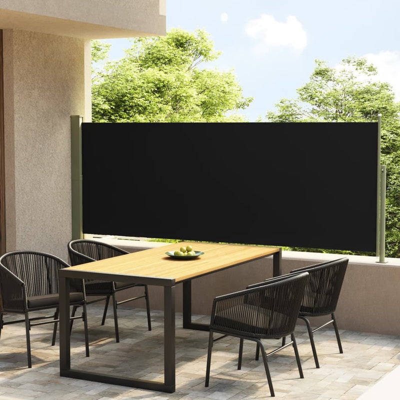 Vidaxl Parature estendibile 117x300 cm nero