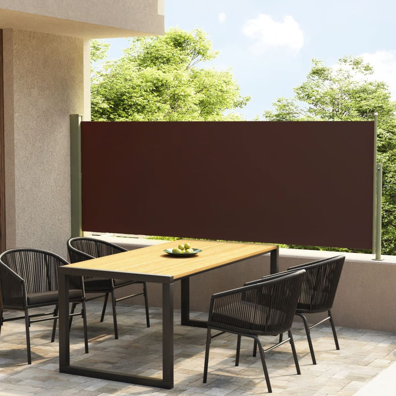 Vidaxl Garden Screen estendibile 140x300 cm marrone