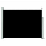 VidaXL Tuinscherm uittrekbaar 117x500 cm zwart - afbeelding 2