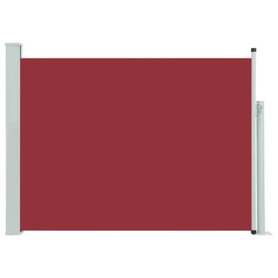 Schermo del giardino Vidaxl estendibile 117x500 cm rosso