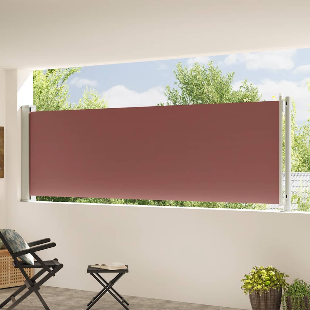 Vidaxl Garden Screen estendibile 117x600 cm marrone