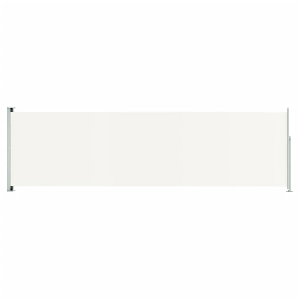 Vidaxl tuinscherm uittrekbaar 180x600 cm crème