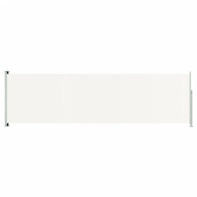 Schermo del giardino Vidaxl estendibile da 180x600 cm crema