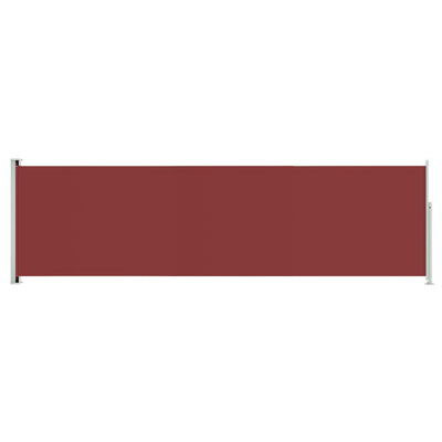 Schermo del giardino Vidaxl estendibile 180x600 cm rosso