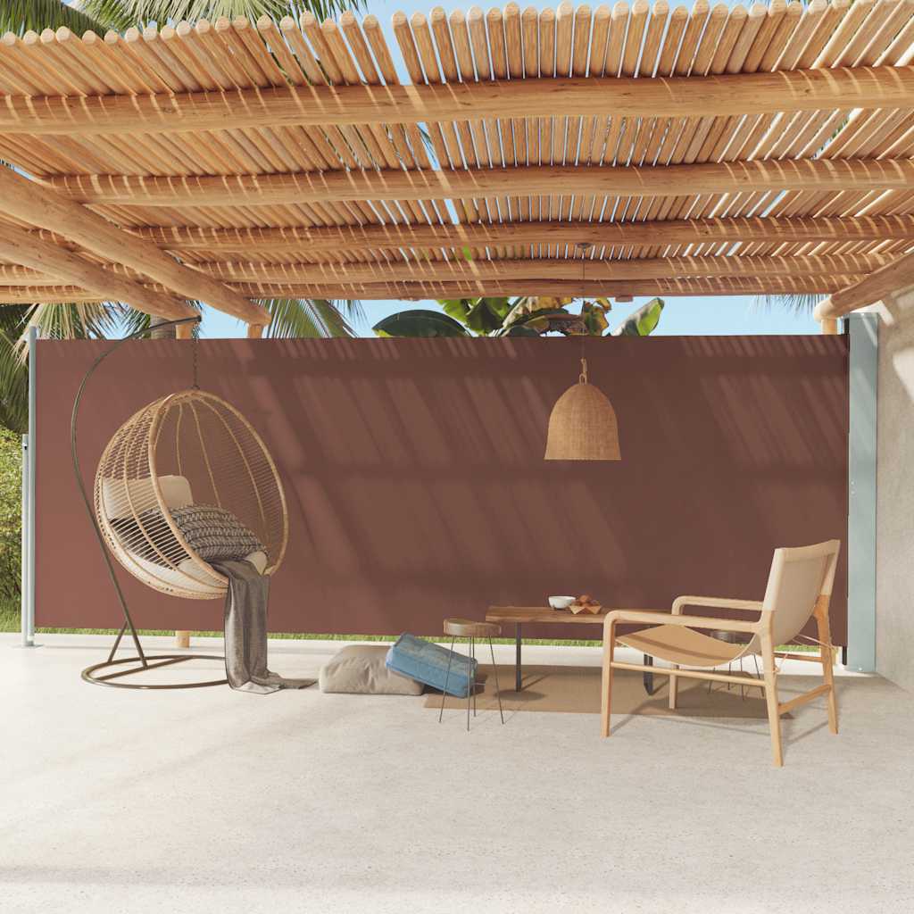 Vidaxl Garden Screen estendibile 200x600 cm marrone