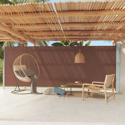 Vidaxl Garden Screen estendibile 200x600 cm marrone