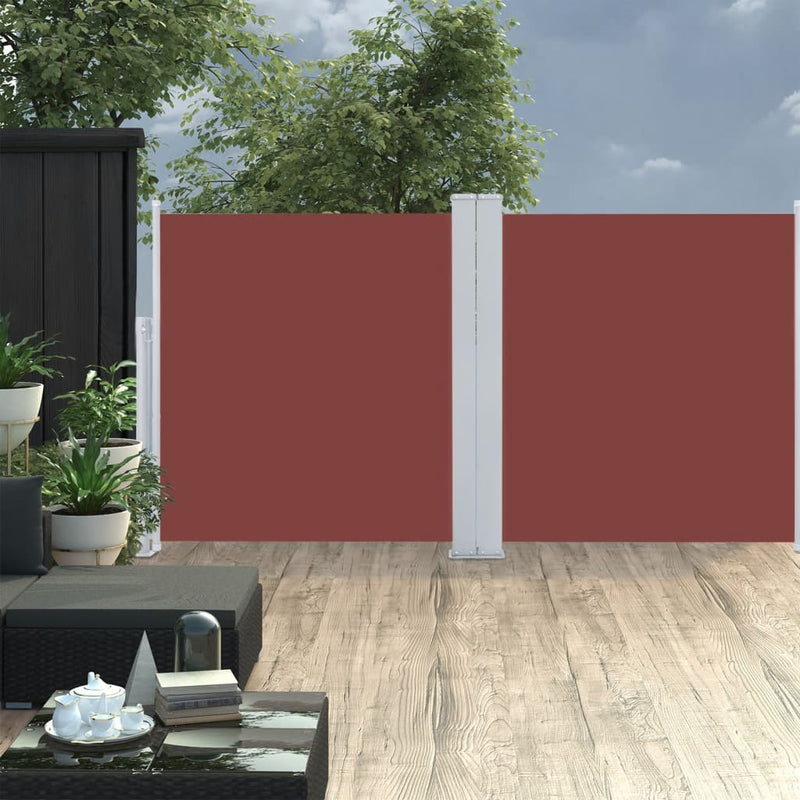 Parabrisas Vidaxl extensible 117x600 cm marrón