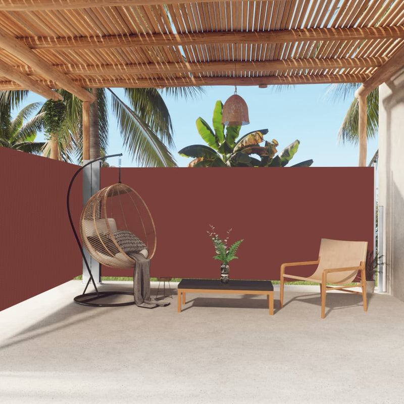 Parabrisas Vidaxl extensible 160x600 cm marrón