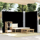 Parabrisas Vidaxl extensible 180x600 cm negro