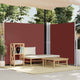 Parabrisas Vidaxl extensible 180x600 cm marrón