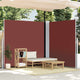 Parabrisas Vidaxl extensible 200x600 cm marrón