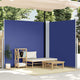Parabrisas Vidaxl extensible 200x600 cm azul