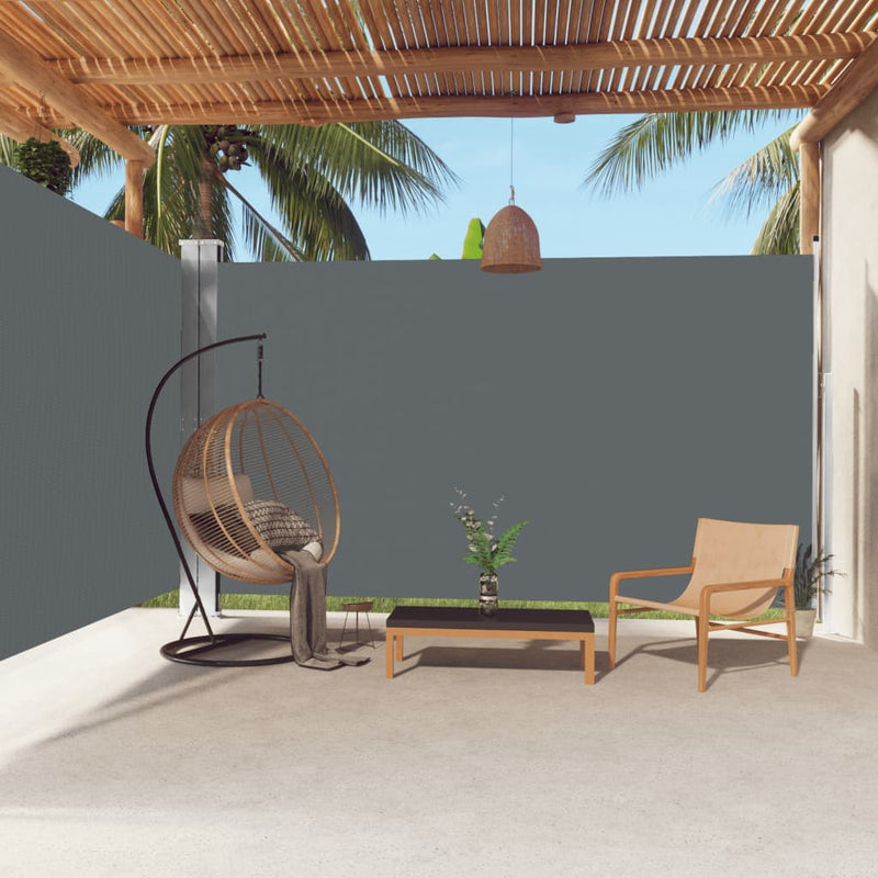 VIDAXL Parature estendibile 220x600 cm antracite