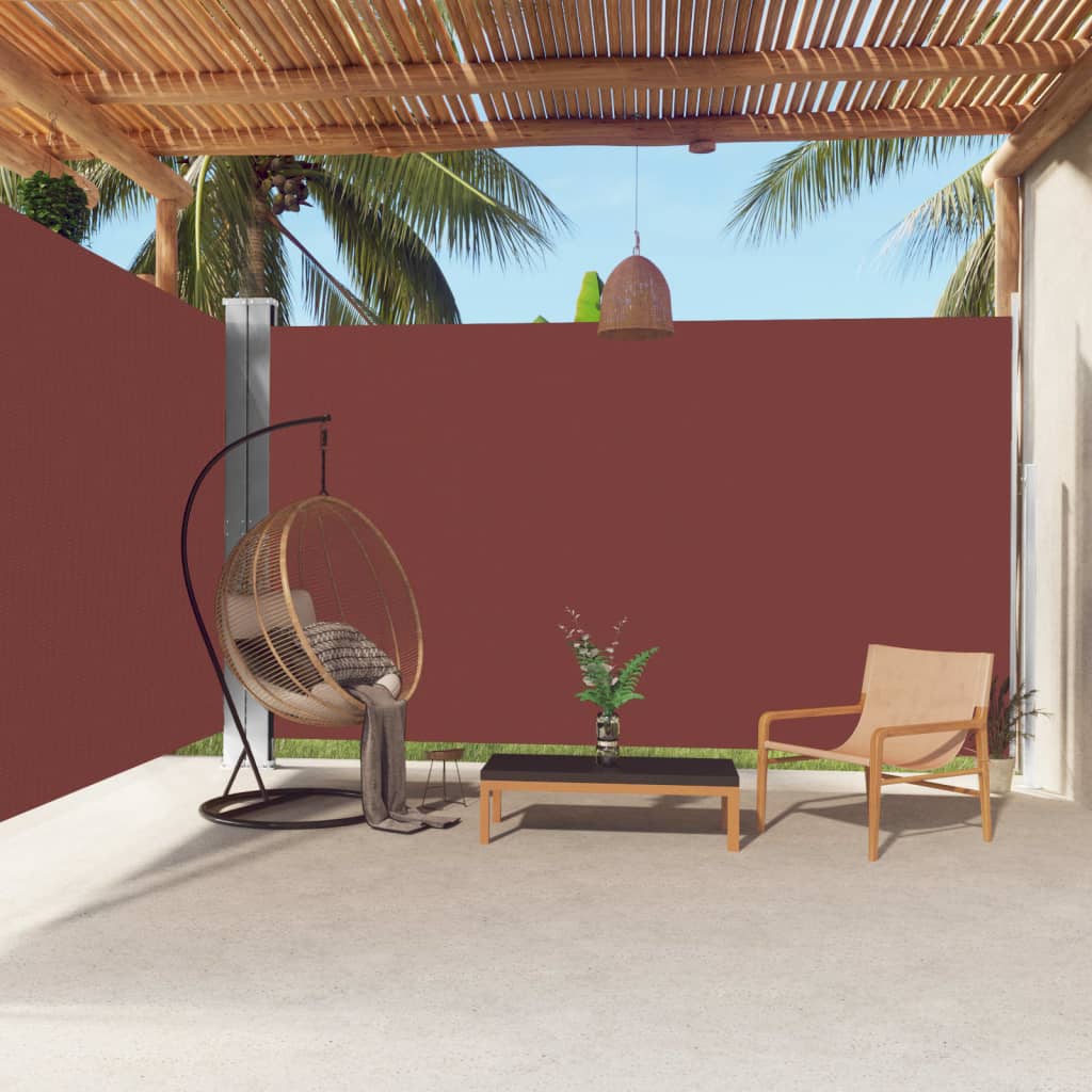Parabrisas Vidaxl extensible 220x600 cm marrón
