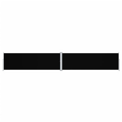 VIDAXL Parature estendibile 160x1000 cm nero