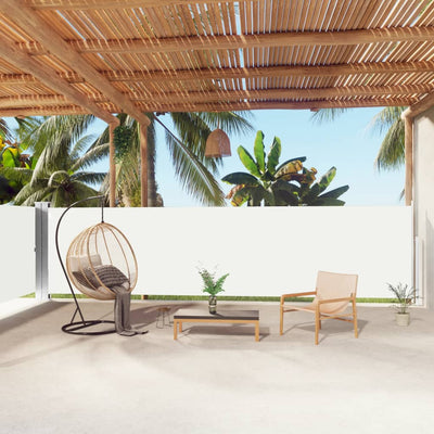 VIDAXL Parature estendibile da 160x1000 cm crema
