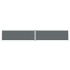 VIDAXL Parature estendibile da 160x1000 cm antracite