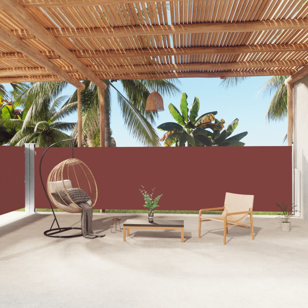 Parabrisas Vidaxl extensible 160x1000 cm marrón