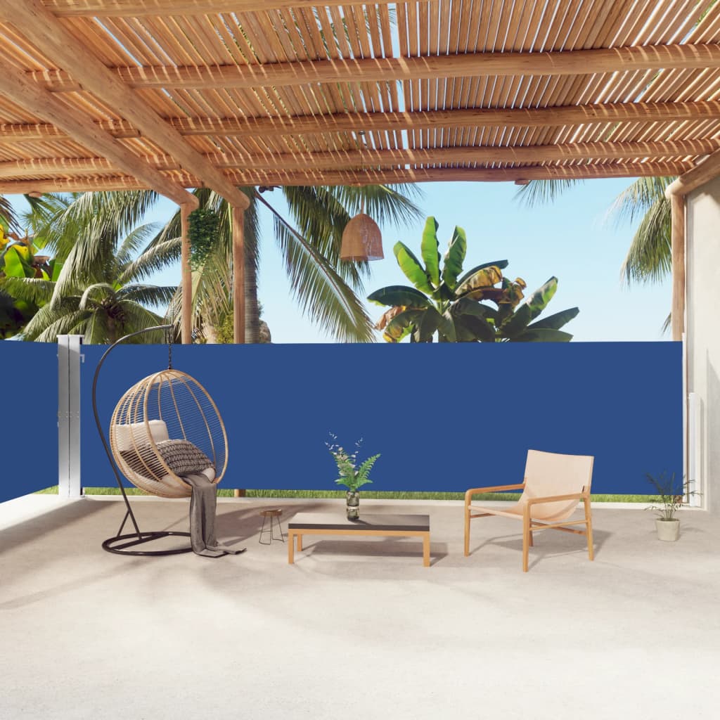 Parabrisas Vidaxl extensible 160x1000 cm azul