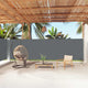 Parabrisas Vidaxl extensible 180x1000 cm de antracita