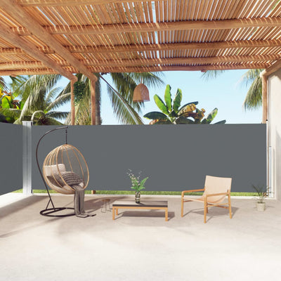Vidaxl Paradone estendibile 180x1000 cm antracite -colorato