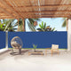 Vidaxl Paradshield estendibile 180x1000 cm blu