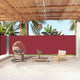 Parabrisas Vidaxl extensible 180x1000 cm rojo