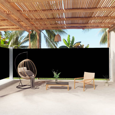 Vidaxl Parature estendibile 200x1000 cm nero
