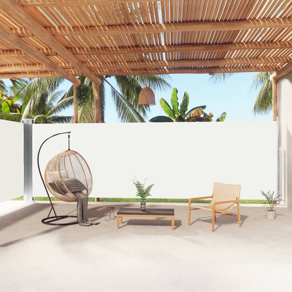 VIDAXL Parature estendibile 200x1000 cm Crema