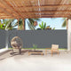 Parabrisas Vidaxl extensible 200x1000 cm de antracita