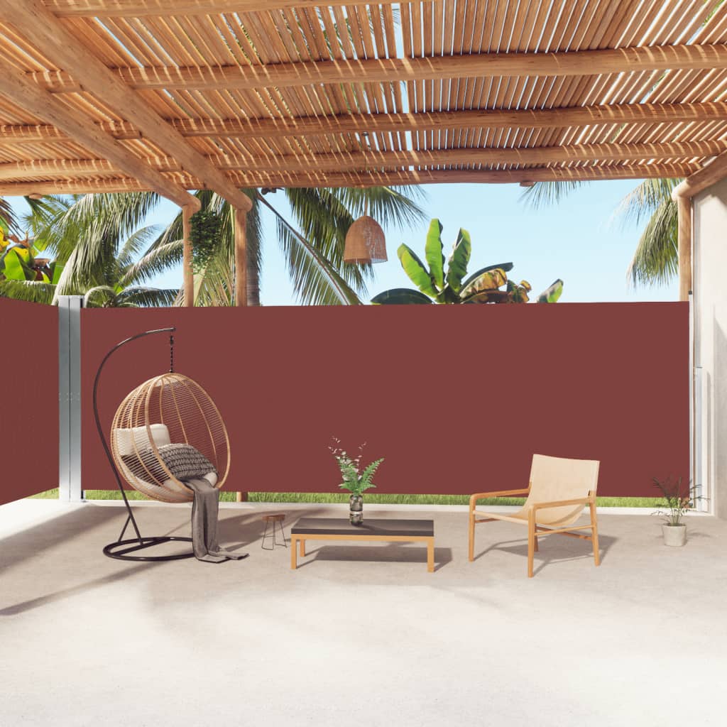 Parabrisas Vidaxl extensible 200x1000 cm marrón