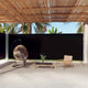 Parabrisas Vidaxl extensible 220x1000 cm negro