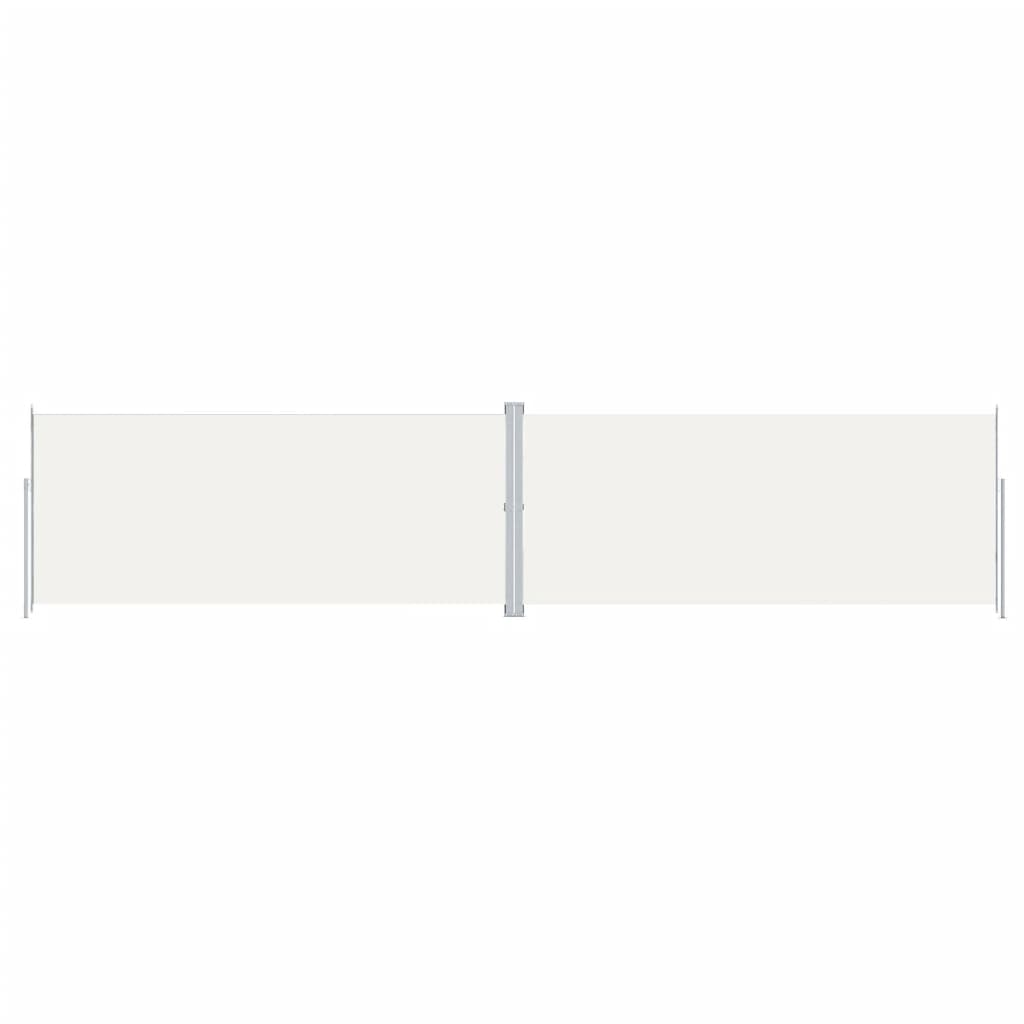 Parabrisas Vidaxl extensible a 220x1000 cm de crema -cocinera